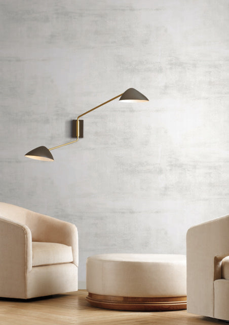 York Wallcoverings CC1224 White & Grey Salt Flats Wallpaper