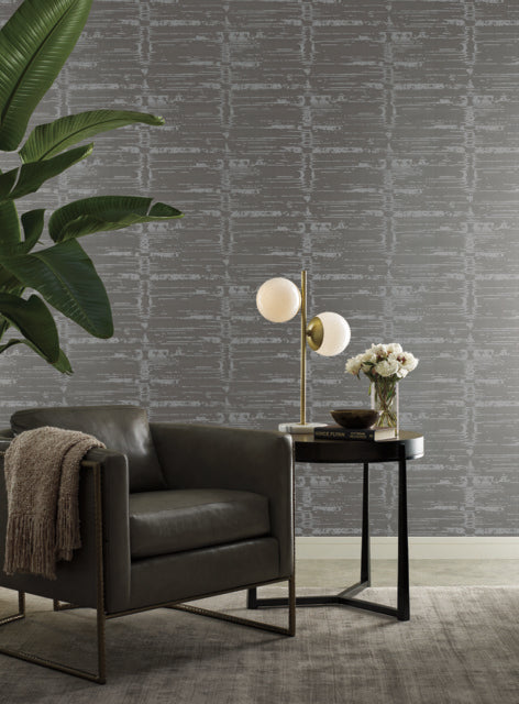 York Wallcoverings CI2313 Velveteen Gray Wallpaper