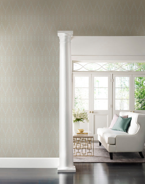 York Wallcoverings CI2363 Cafe Society Green Wallpaper