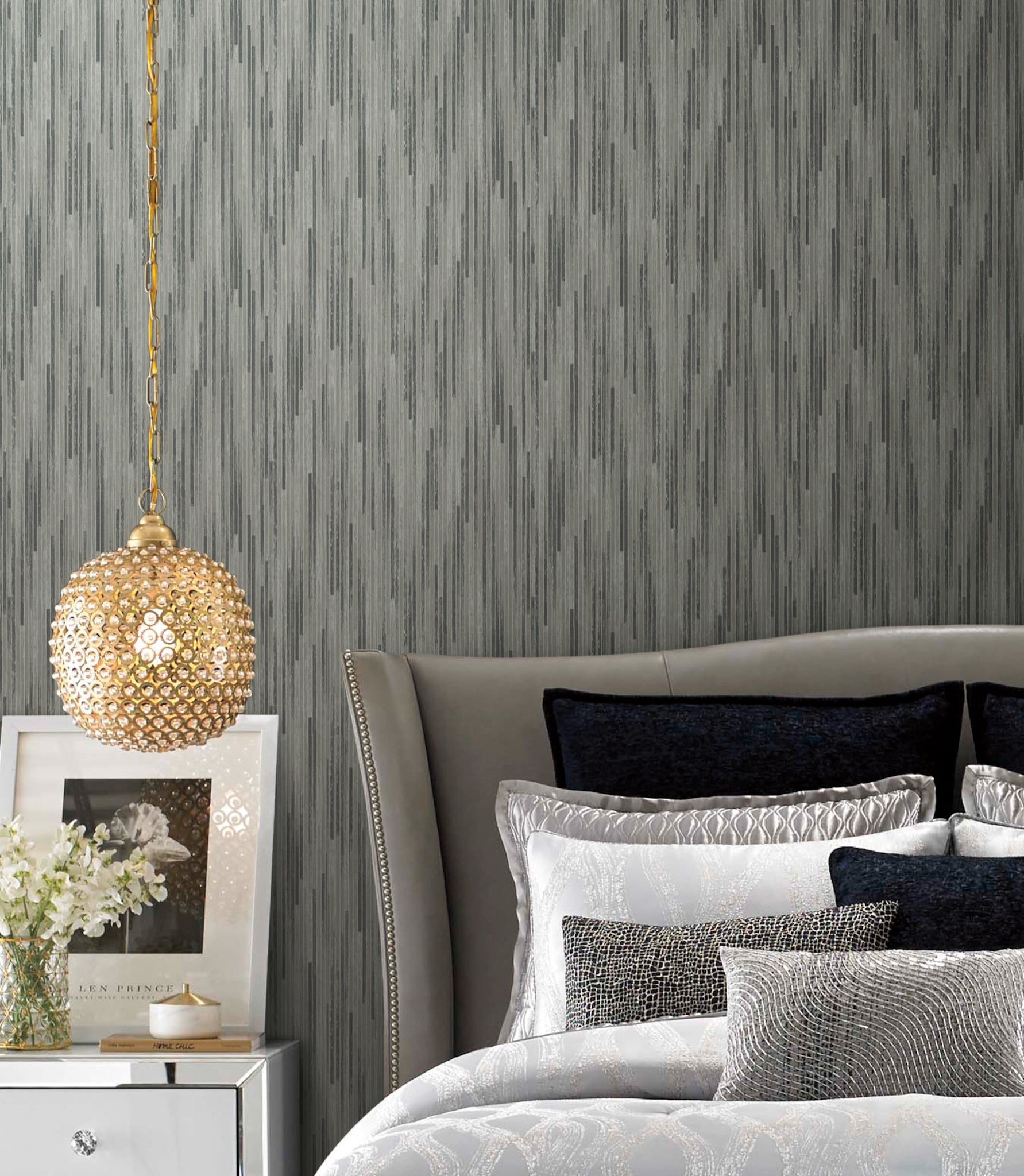 York Wallcoverings CI2402 Bargello Moonlight Wallpaper