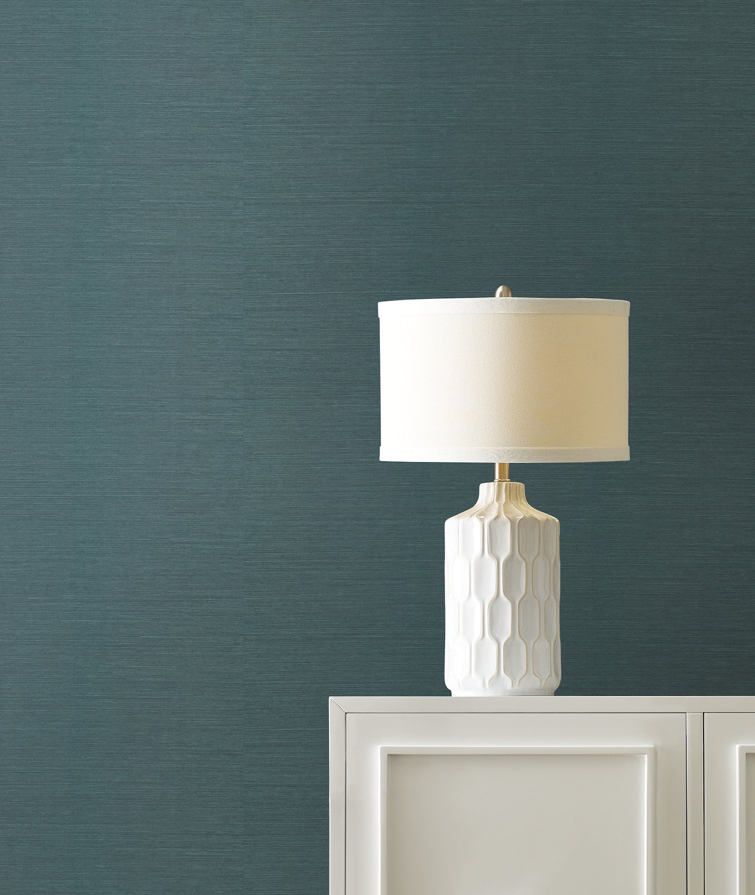 York Wallcoverings CL1029NW Maguey Sisal Dark Teal Wallpaper