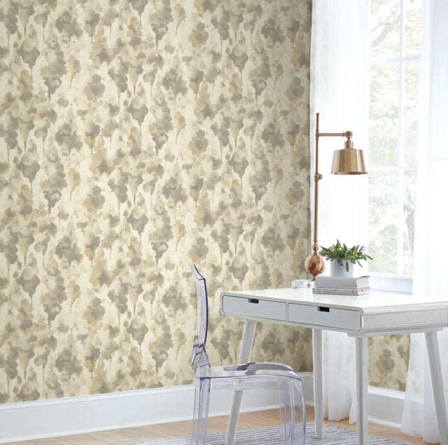 York Wallcoverings CZ2466 Mirage Beige Wallpaper