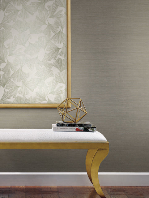 York Wallcoverings DD3732 Shining Sisal Glint/White Wallpaper