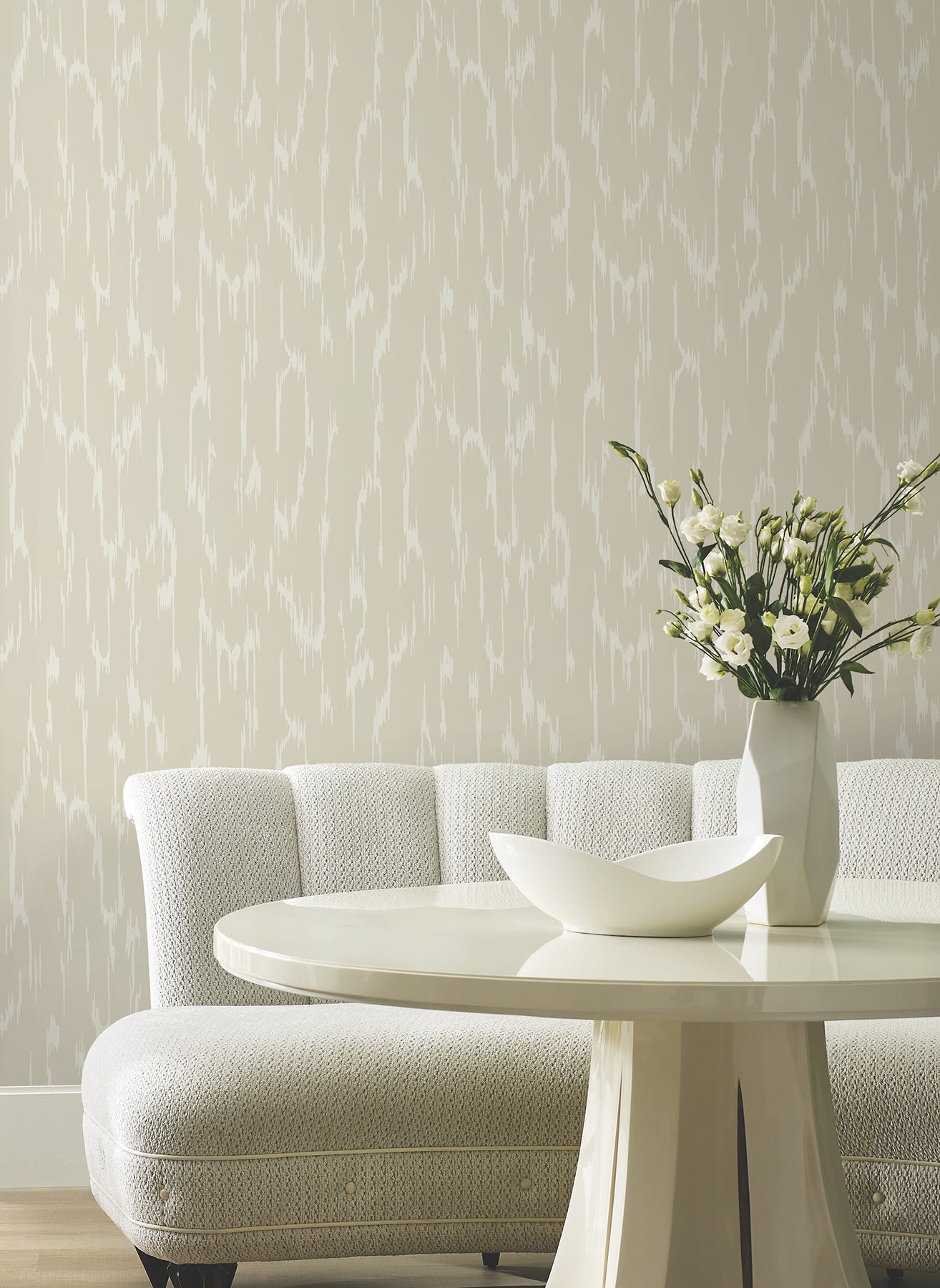 York Wallcoverings DF3364 Flowing Taupe Wallpaper