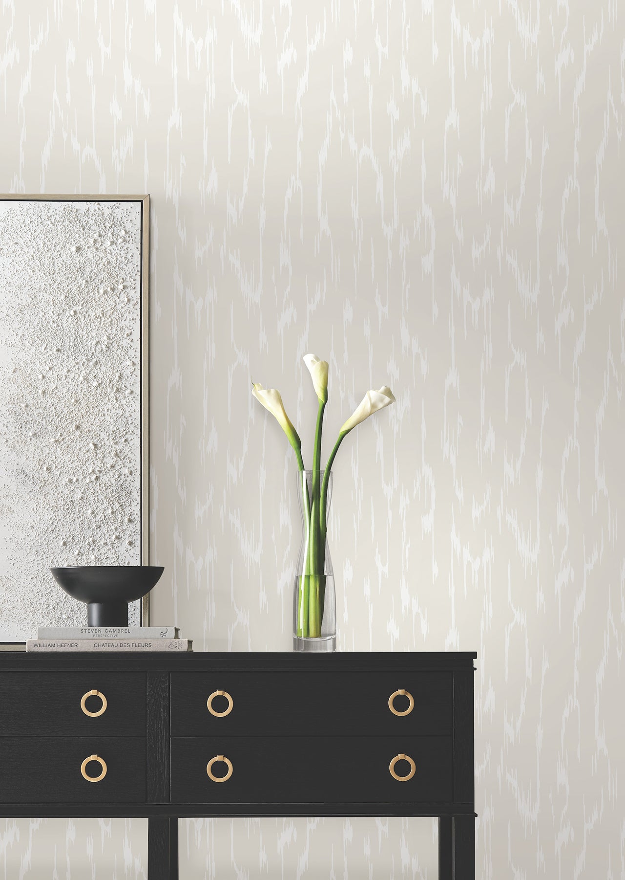 York Wallcoverings DF3366 Flowing Pearl Wallpaper