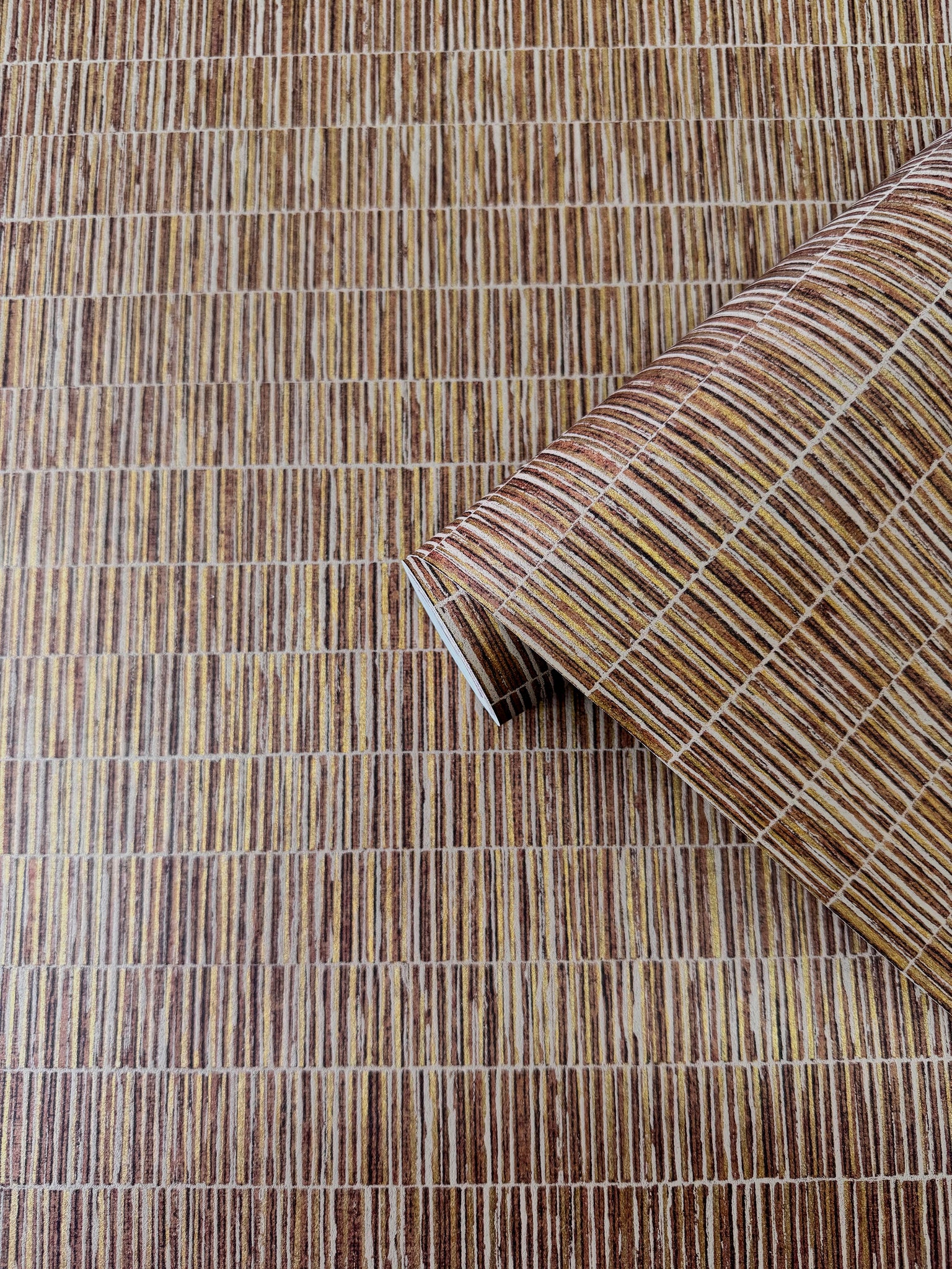Galerie Wallcoverings DWP0362-08 Bamboo Screen Orange Wallpaper