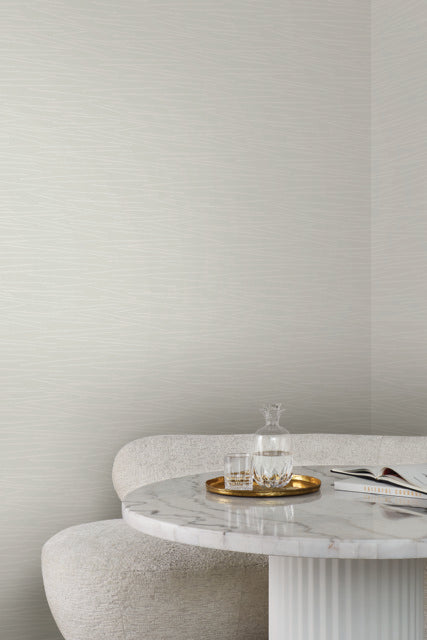 York Wallcoverings EV3931 Line Horizon Grey Wallpaper