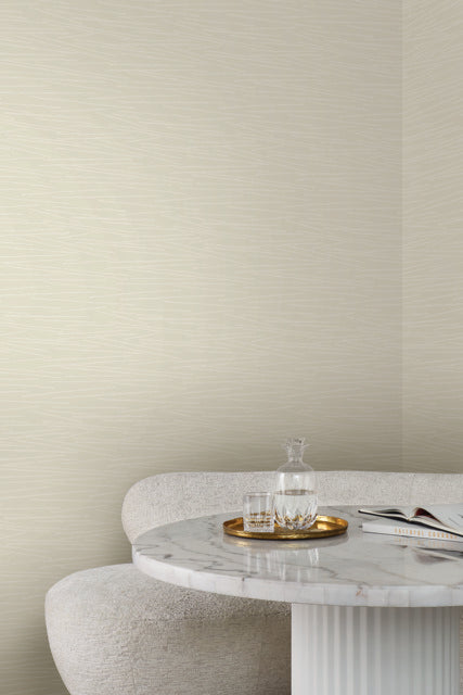 York Wallcoverings EV3932 Line Horizon Beige Wallpaper