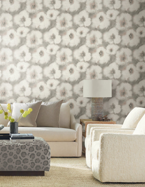 York Wallcoverings EV3963 Blended Floral Rose Wallpaper