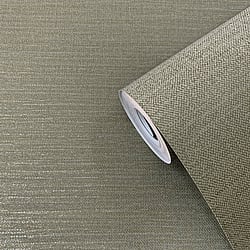 Galerie Wallcoverings F-FG6010 Horizontal Weave Bronze Brown Wallpaper