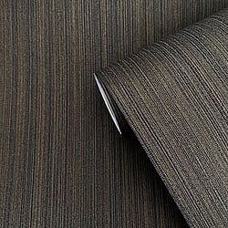 Galerie Wallcoverings F-VT3006 Vertical Stripe Bronze Brown Wallpaper