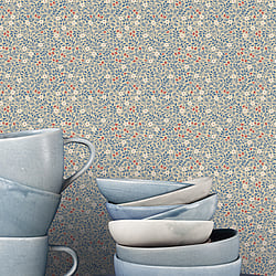Galerie Wallcoverings G68710 Full Mini Blue Wallpaper
