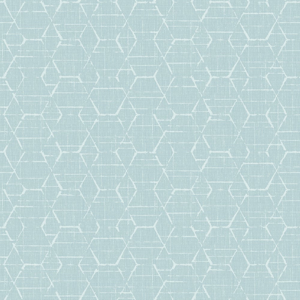 Galerie Wallcoverings G78245 Hextex Blue Wallpaper