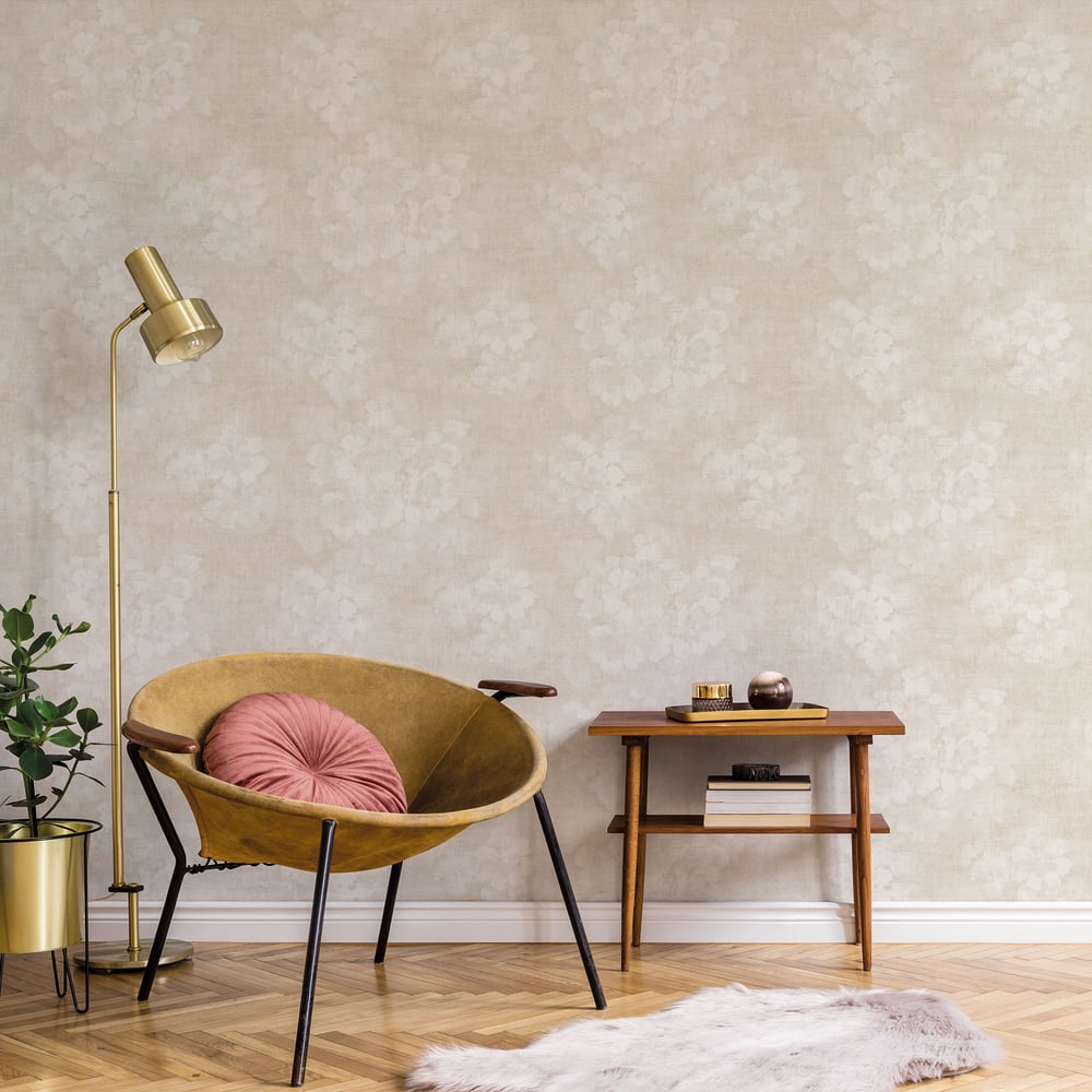 Galerie Wallcoverings G78263 Mystic Floral Beige Wallpaper