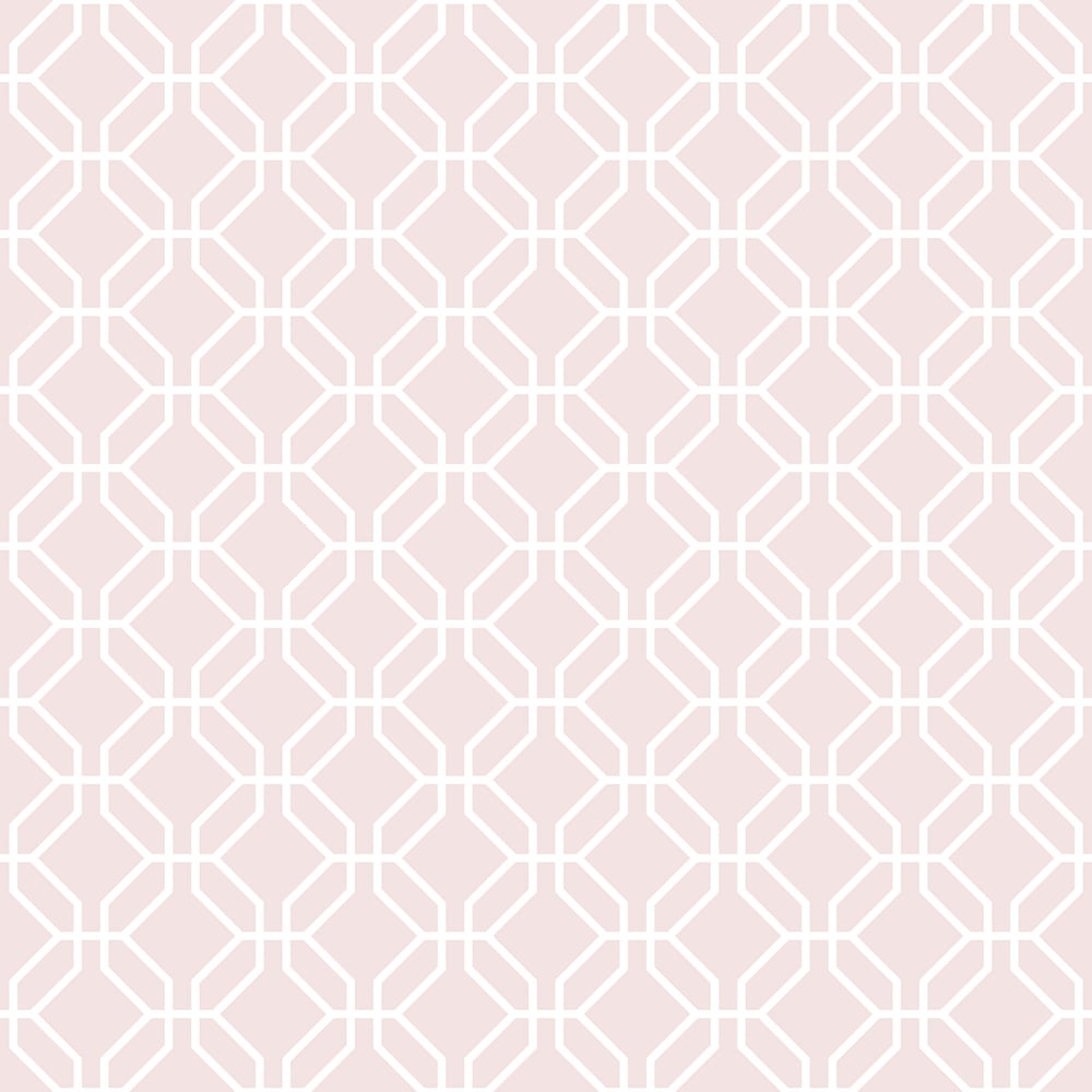 Galerie Wallcoverings G78521 Trellis Negative Pink Wallpaper