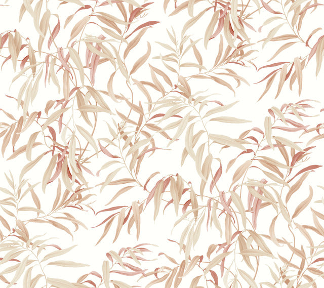 York Wallcoverings GO8244 Willow Grove Orange Wallpaper