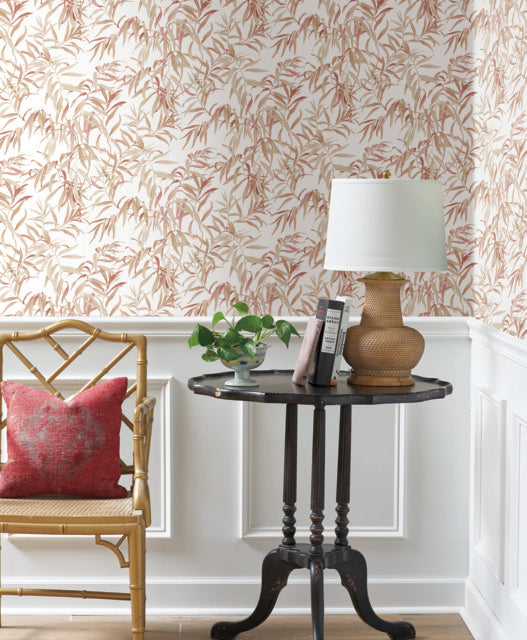 York Wallcoverings GO8244 Willow Grove Orange Wallpaper