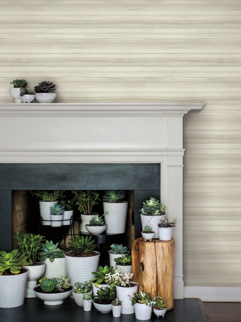 York Wallcoverings GO8265 Pandora Leaf Beige Wallpaper