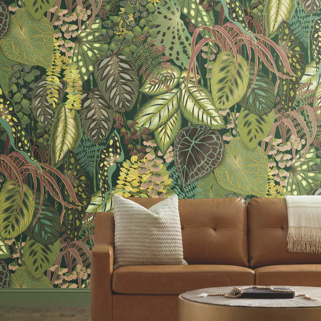 York Wallcoverings GO8331M Greenery Wall Mural