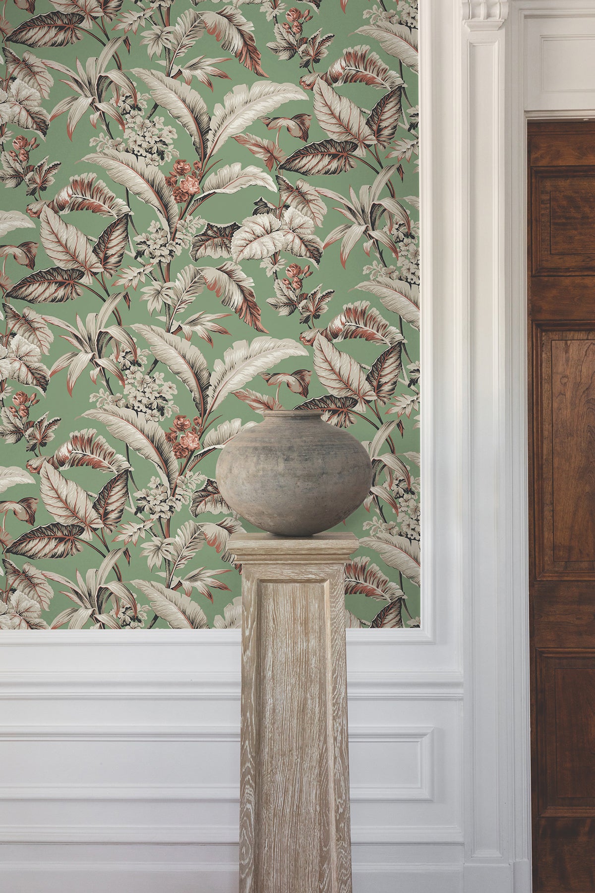 York Wallcoverings GT4505 Mystic Isle Green Wallpaper