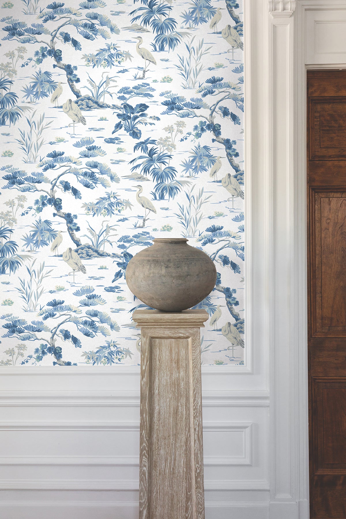 York Wallcoverings GT4533 Bridgewater White Wallpaper