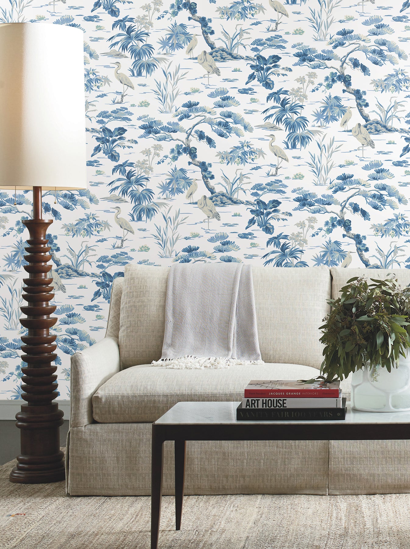 York Wallcoverings GT4533 Bridgewater White Wallpaper