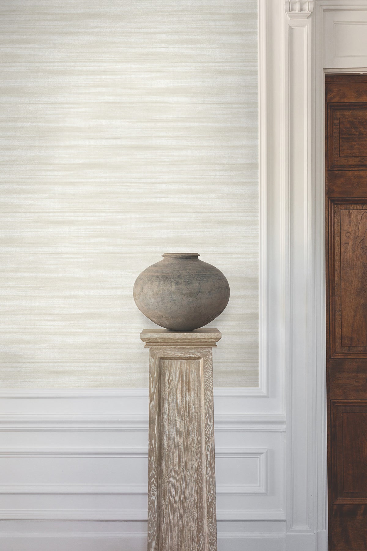 York Wallcoverings GT4563 Brushed Linen White Wallpaper