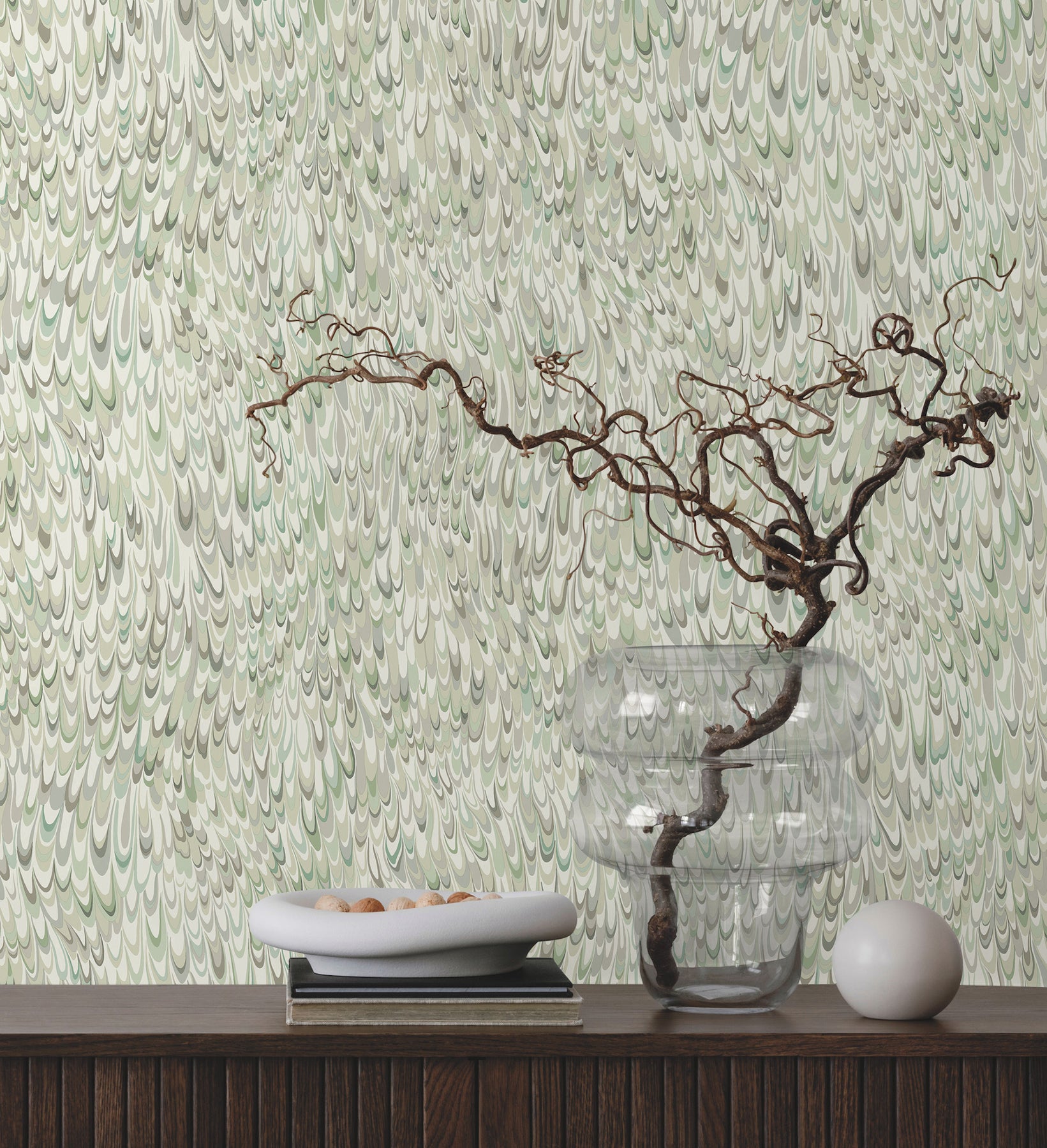 York Wallcoverings GT4582 Aslan Green Wallpaper