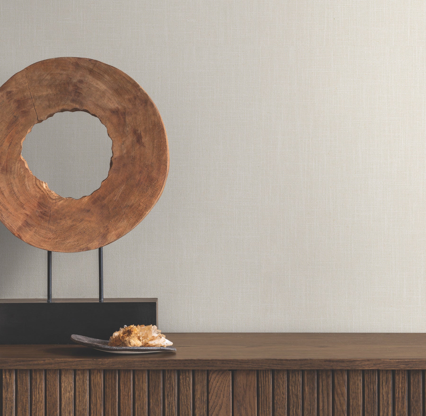 York Wallcoverings GV0228 Classic Linen White Wallpaper