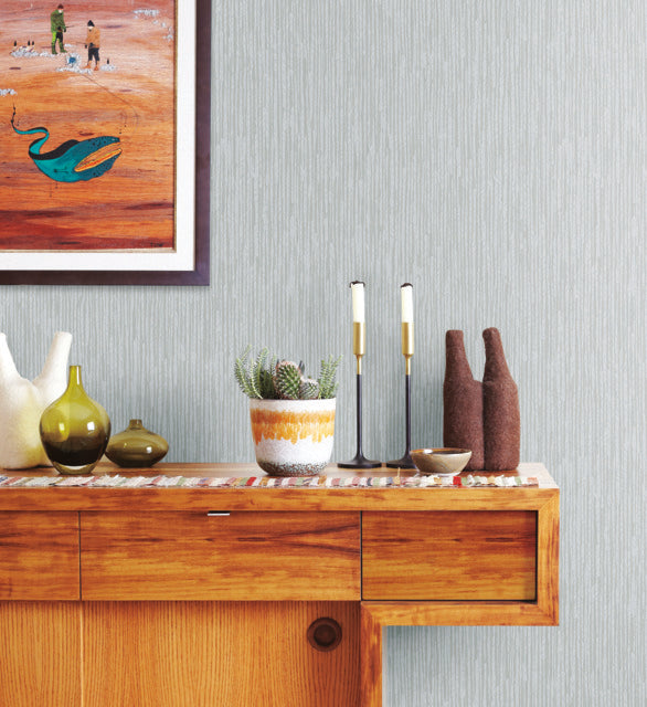 York Wallcoverins HO2137 Feather Fletch Blue Wallpaper