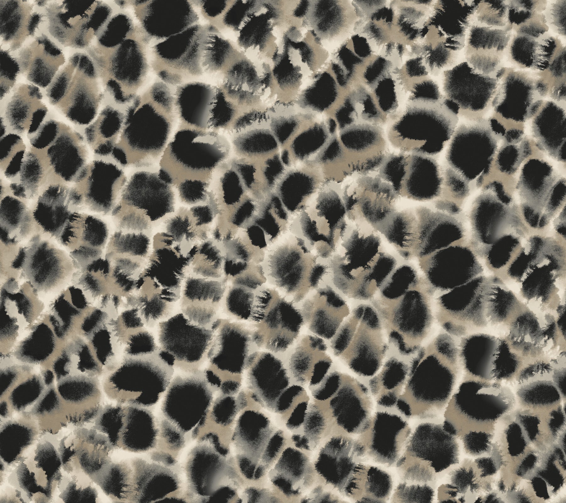 York Wallcoverings HO2162 Leopard Rosettes Natural Wallpaper