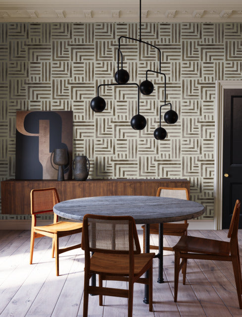 York LM5363 Painterly Labyrinth Wallpaper