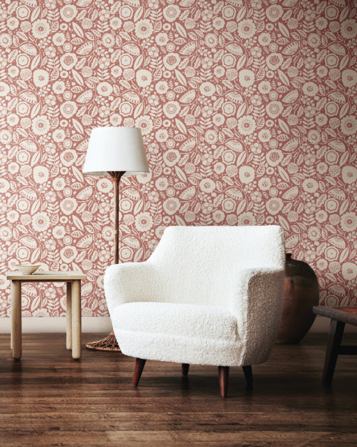 York LM5391 Camille Blossom Wallpaper