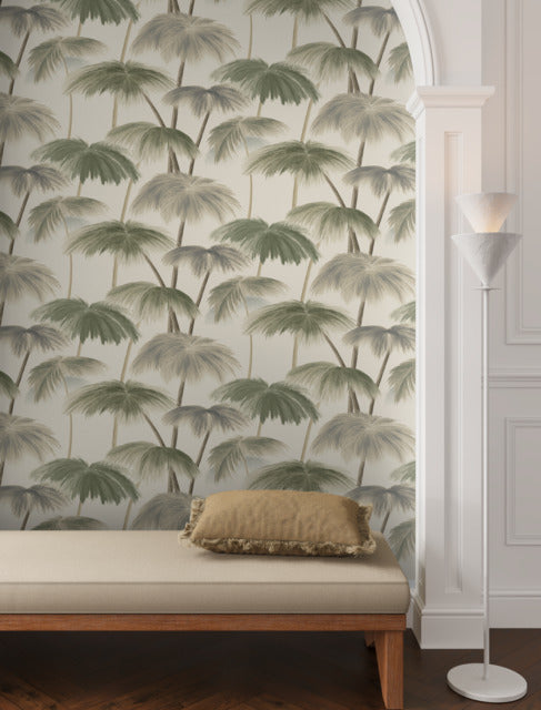 York LM5433 Plein Air Palms Wallpaper