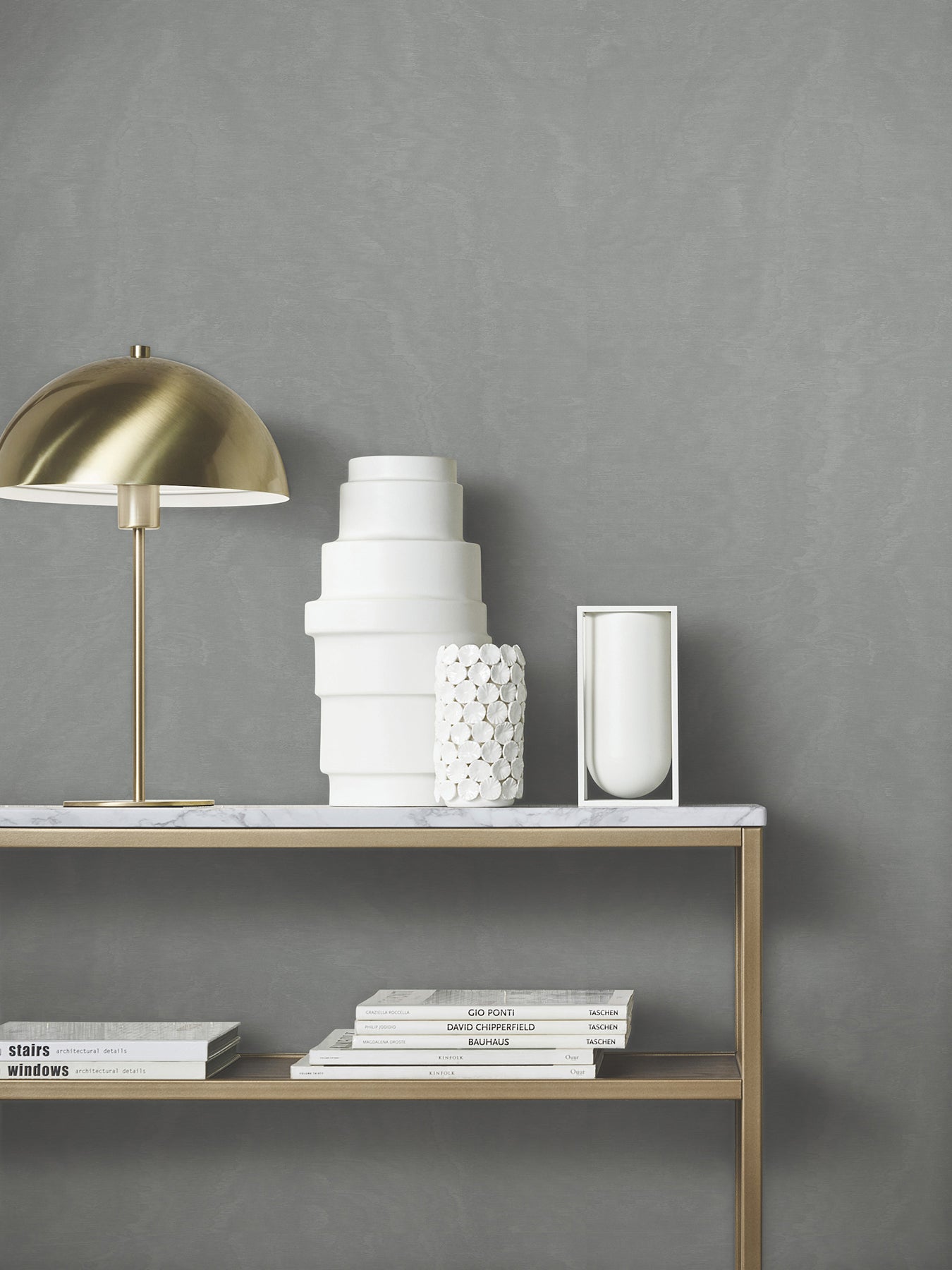 York Wallcoverings MA34924 Shimmering Moire Pewter Textured Wallpaper