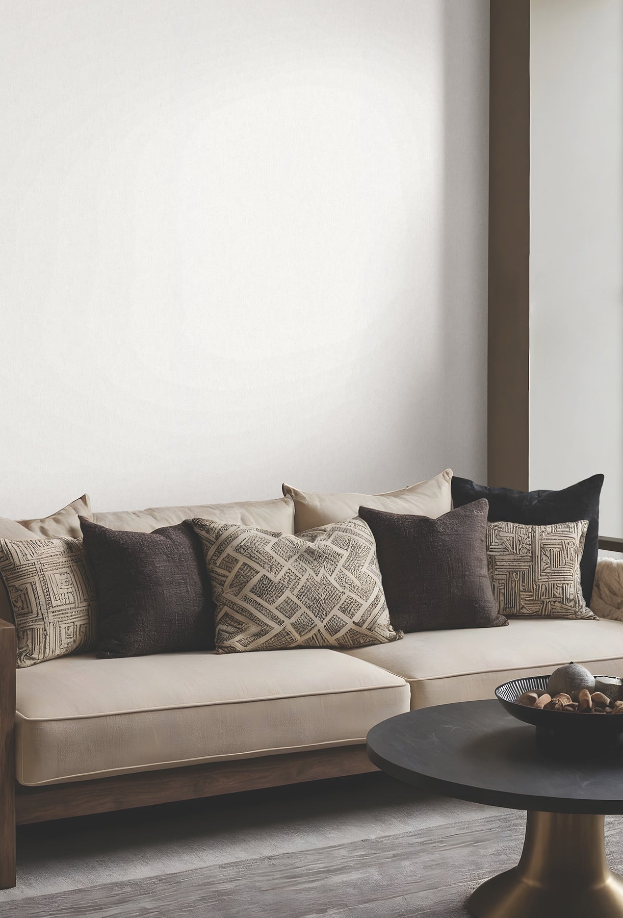 York Wallcoverings MA35524 Dustan White Distressed Wallpaper