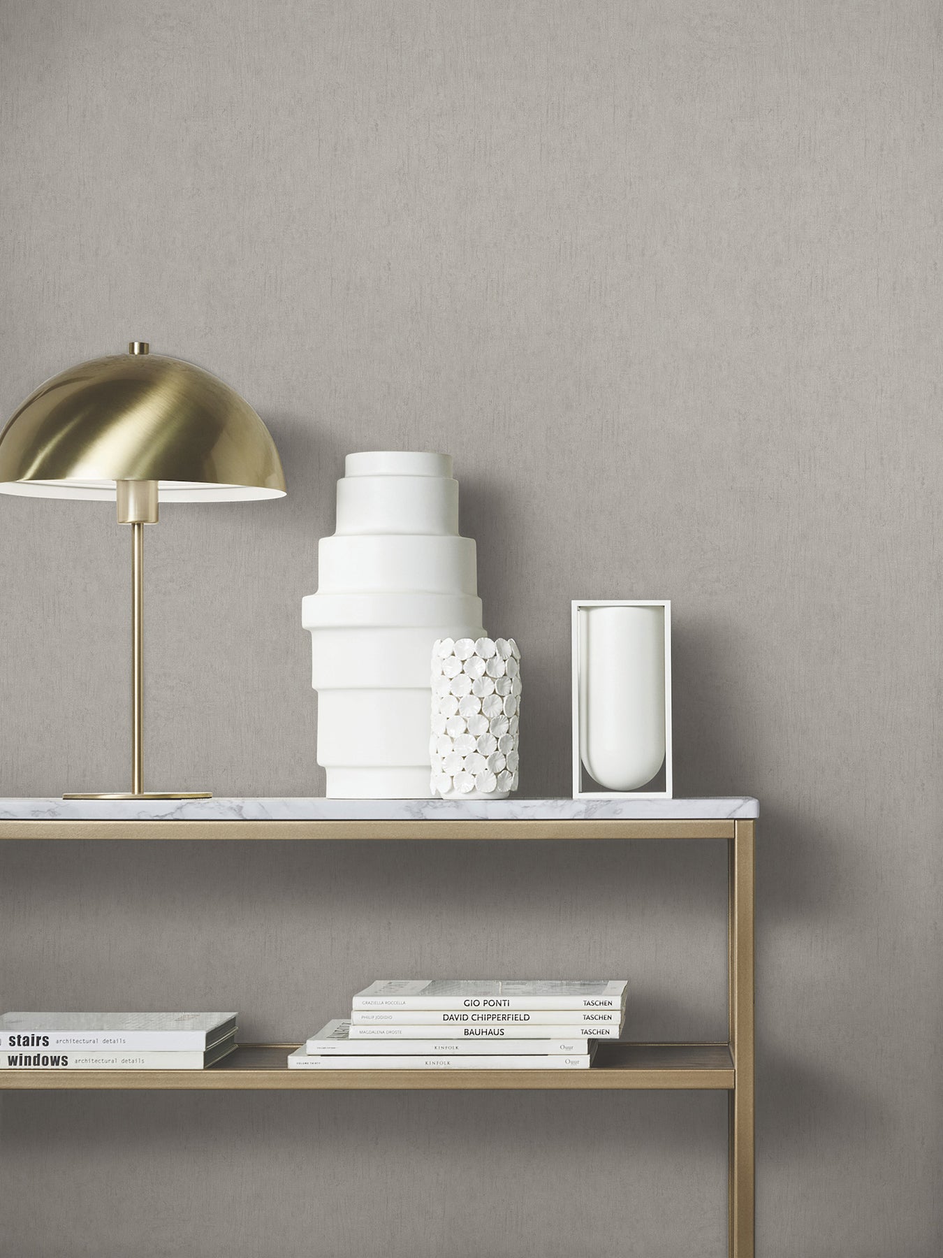 York Wallcoverings MA35525 Dustan Taupe Distressed Wallpaper