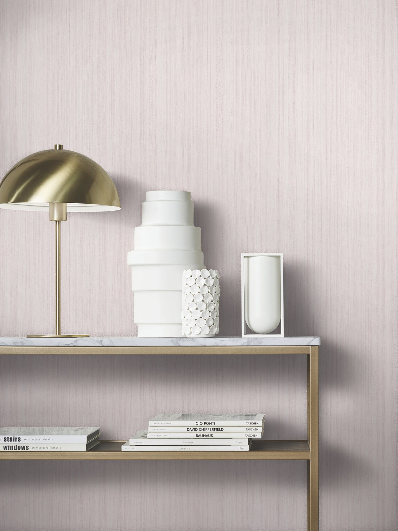 York Wallcoverings MA35833 Indra Mauve Striated Wallpaper
