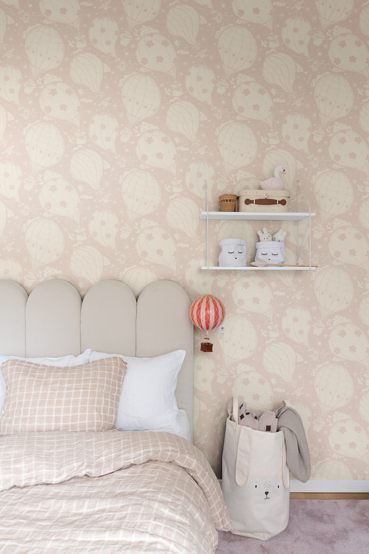 York Wallcoverings MB29003 Ballongerna Pink Wallpaper