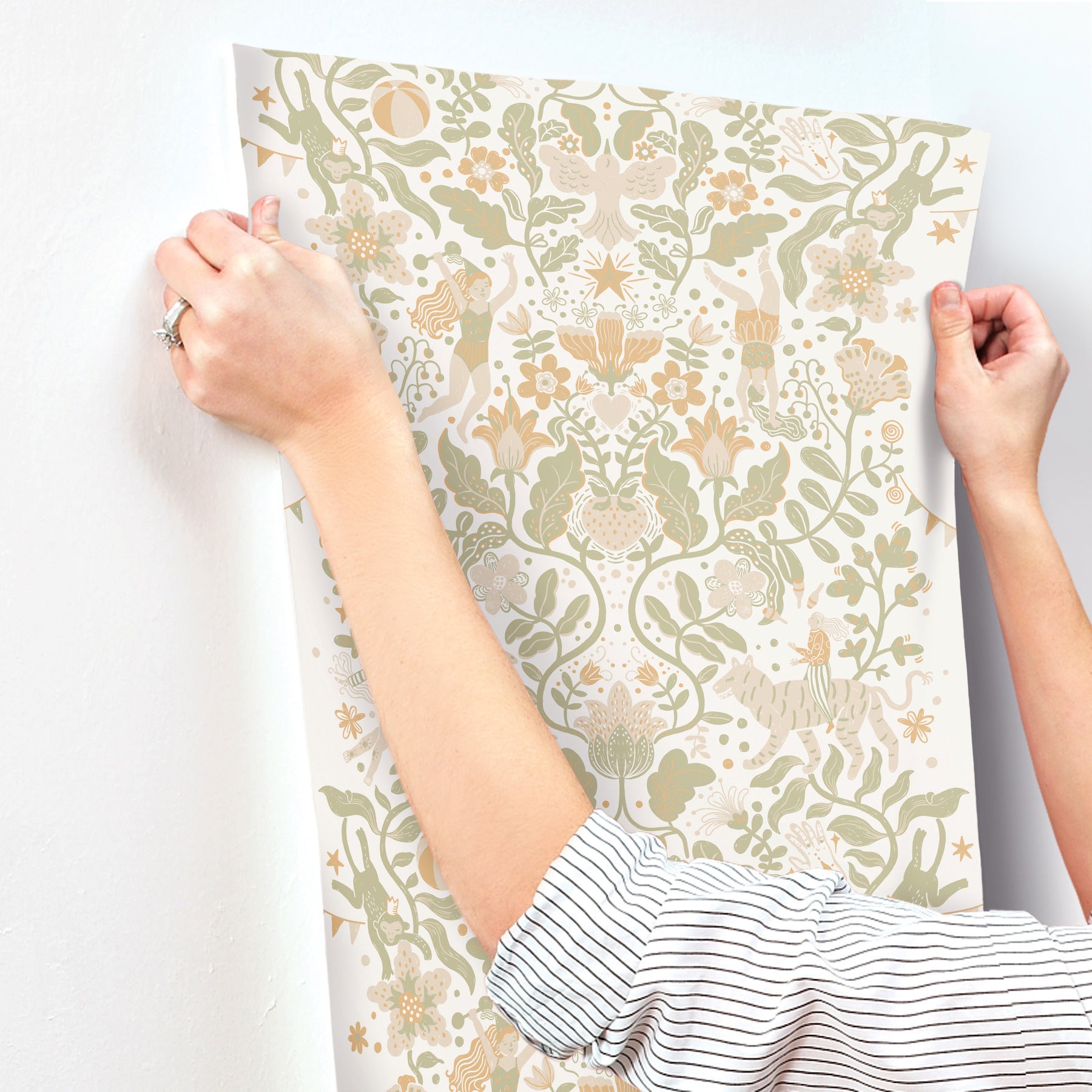 York Wallcoverings MB29025 Cirkus Moss Wallpaper