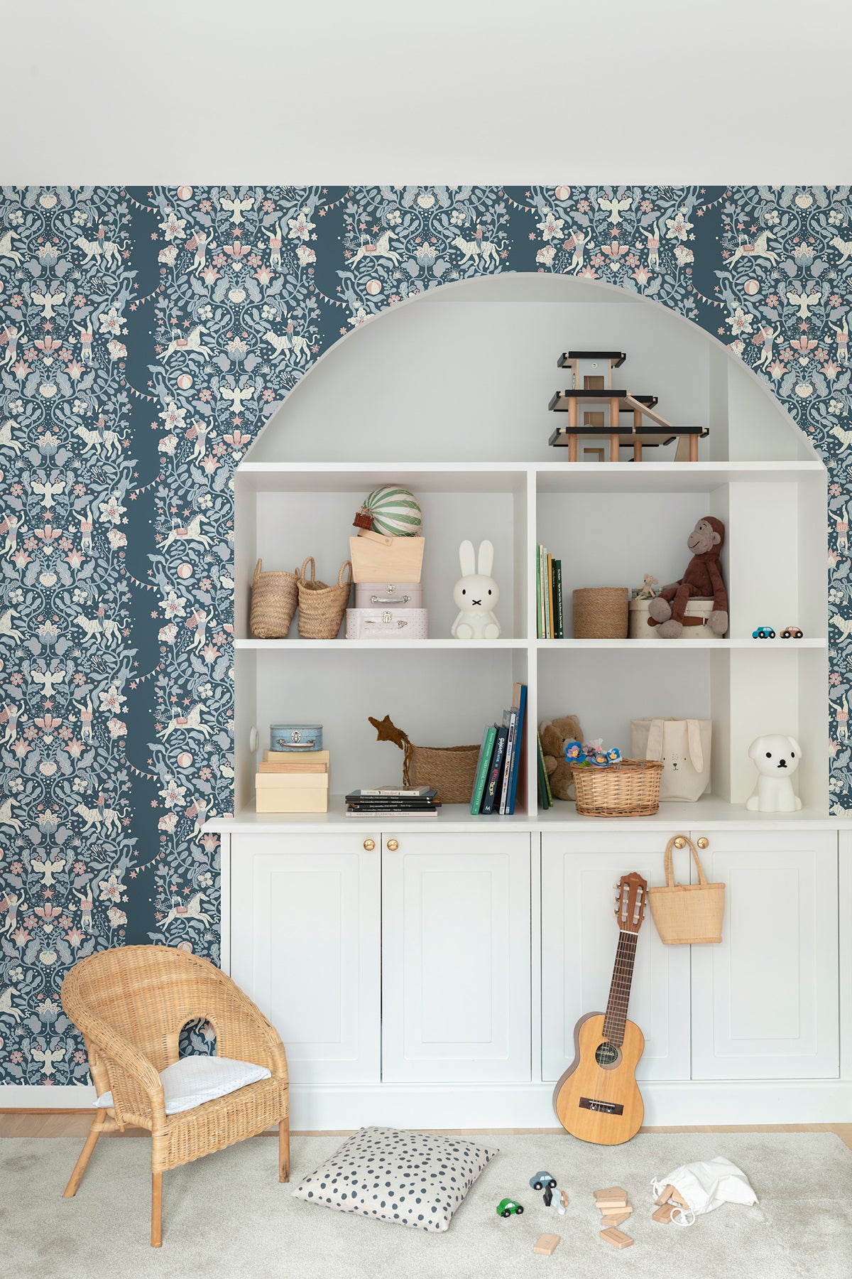 York Wallcoverings MB29028 Cirkus Blue Wallpaper