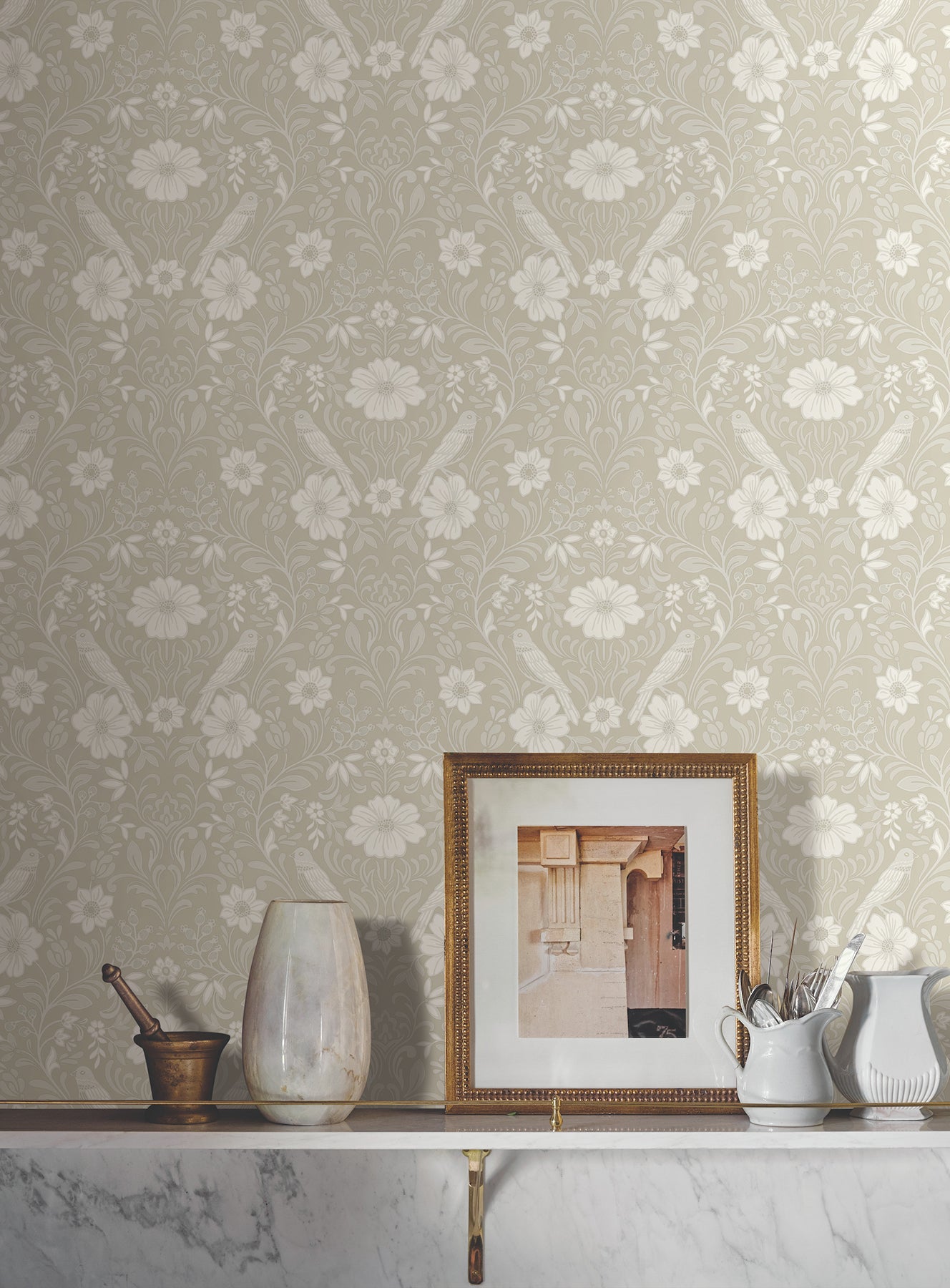 York Wallcoverings MF4744 Colette Linen Wallpaper