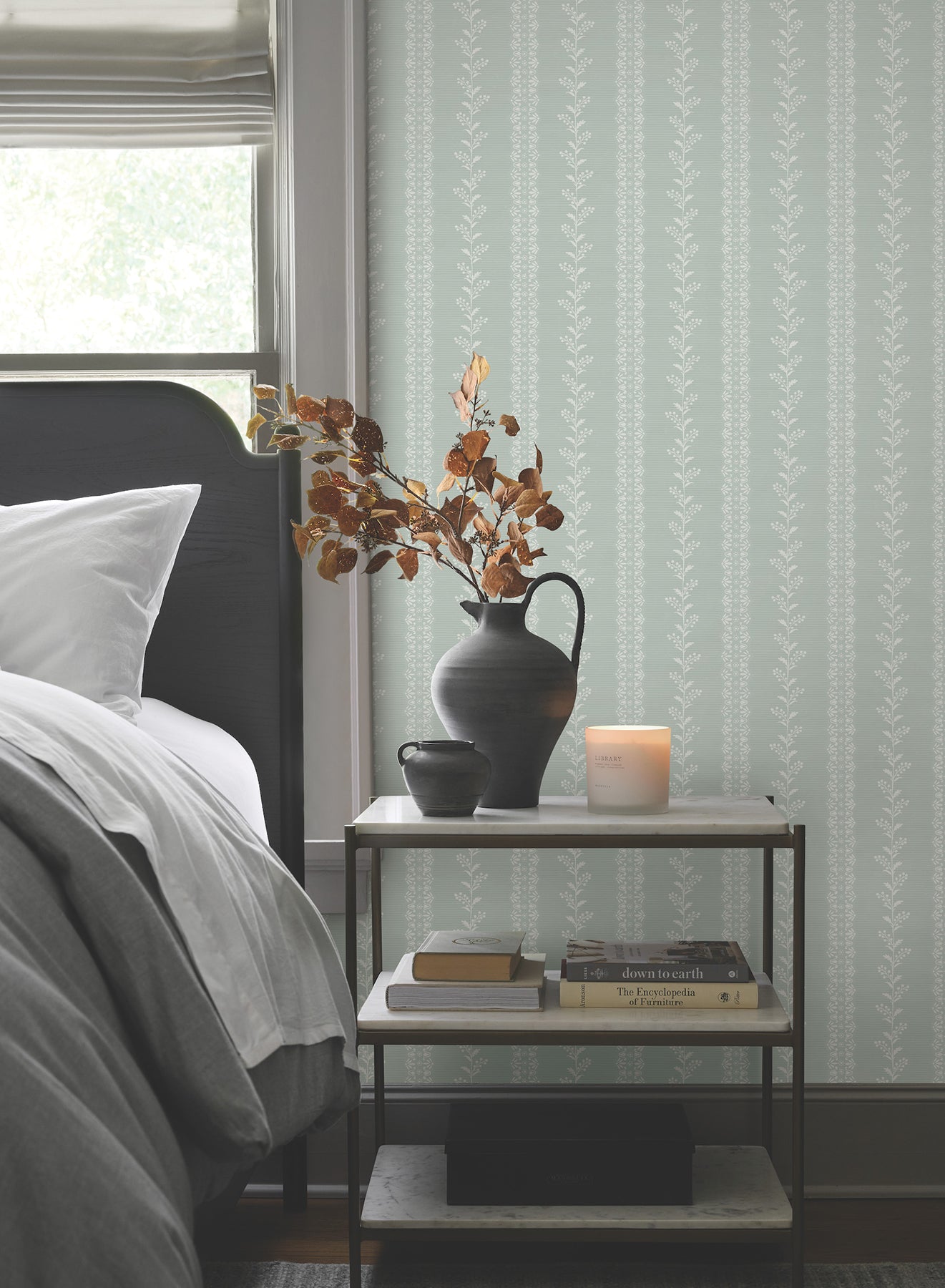 York Wallcoverings MF4762 Everleigh Sage Wallpaper