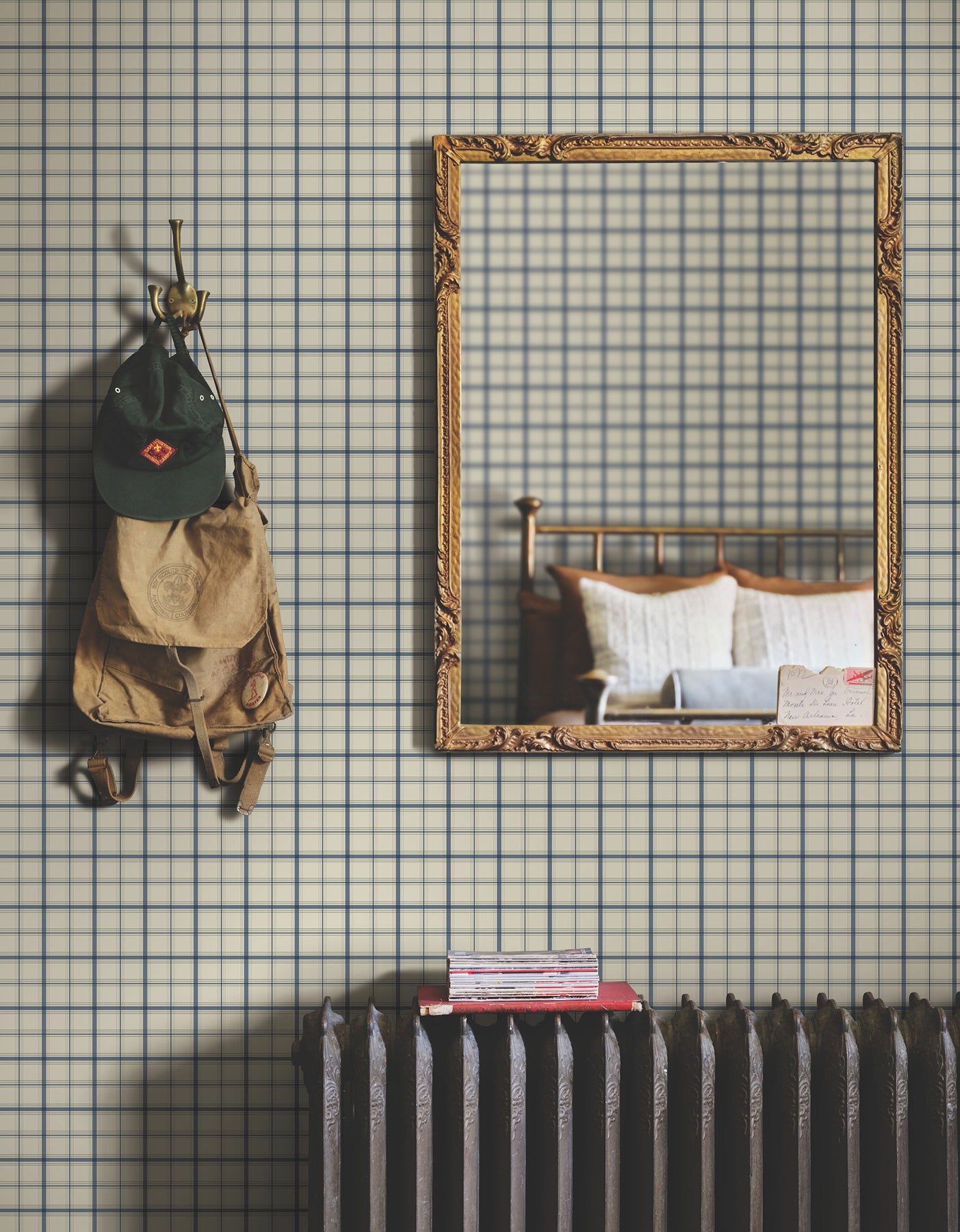 York Wallcoverings MF4791 Hunter Blue Wallpaper