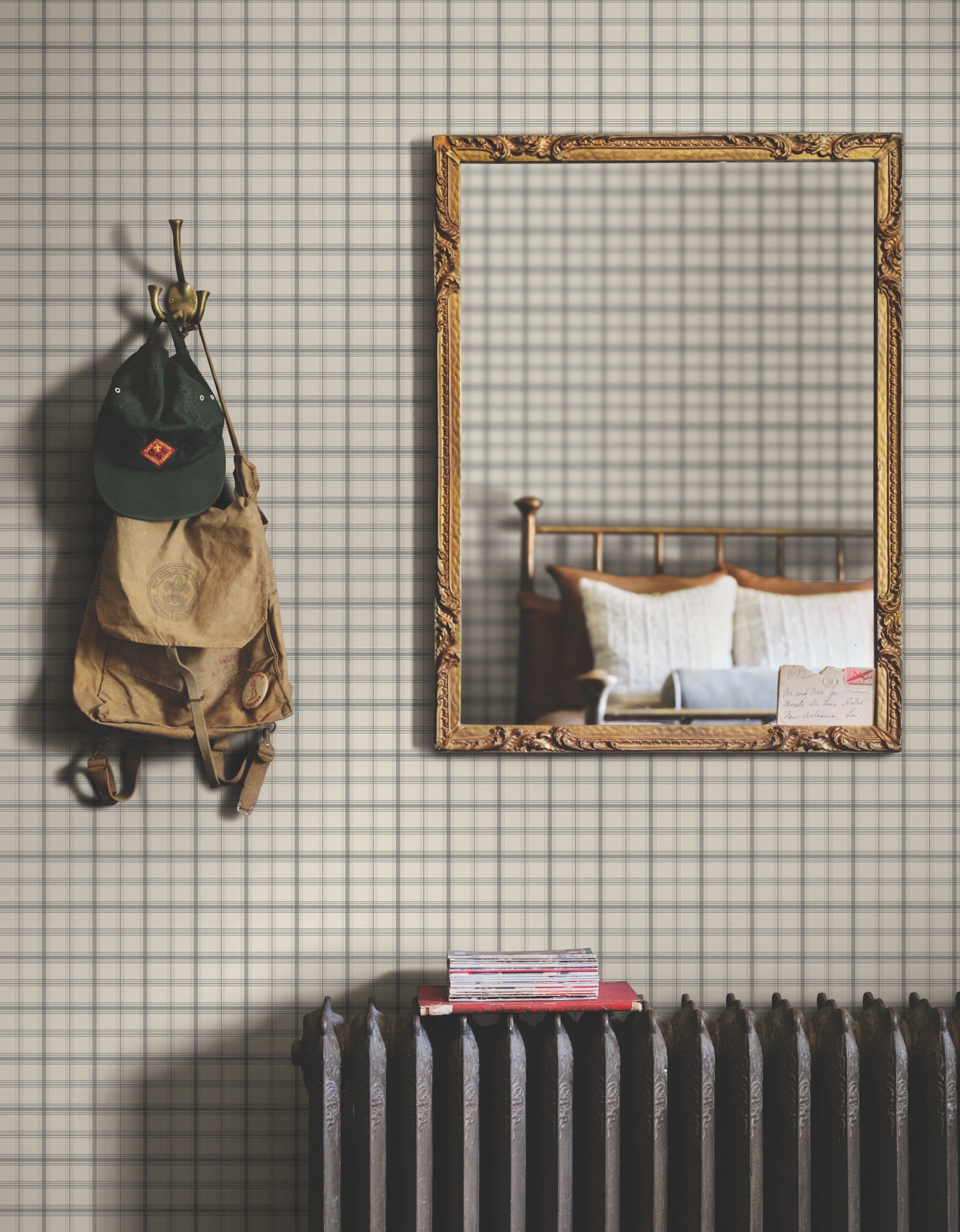 York Wallcoverings MF4792 Hunter Charcoal Wallpaper