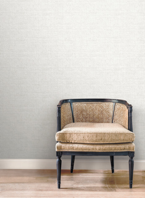 York Wallcoverings MN1930 Papyrus Weave White Wallpaper