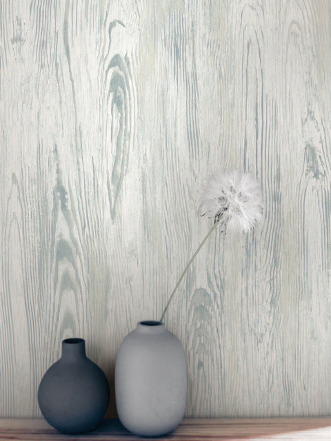 York Wallcoverings MN1952 Rusticano White/Blue Wallpaper