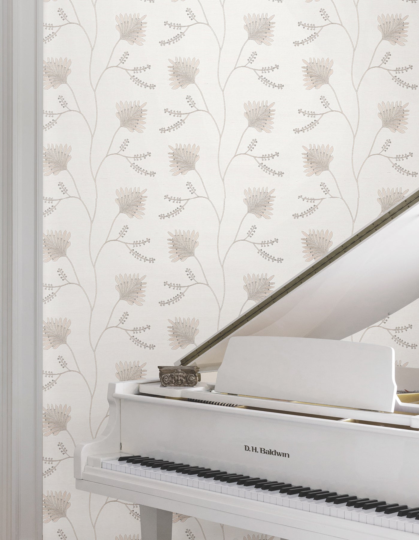York Wallcoverings MX9606 Laelynn Pearl Wallpaper