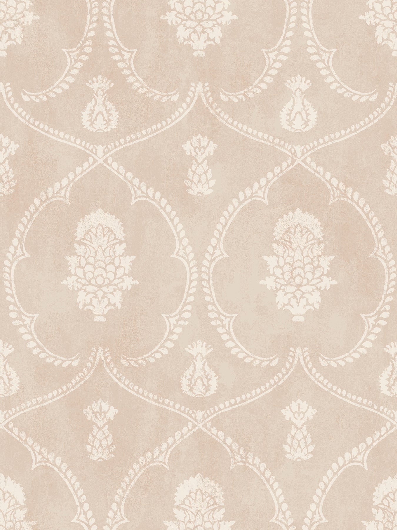 York Wallcoverings MX9646 Royal Damask Blush Wallpaper