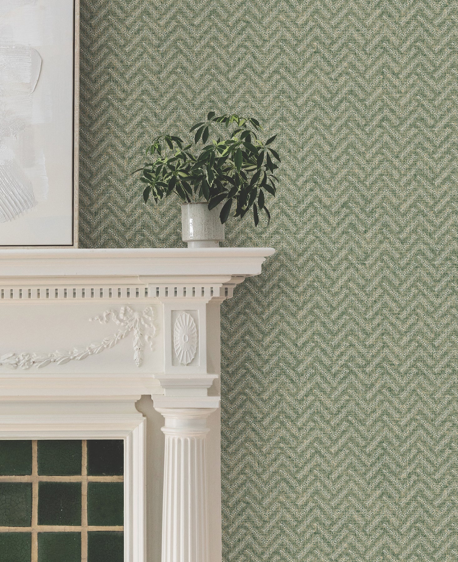 York Wallcoverings MX9673 Regent Green Wallpaper